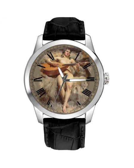 nude with guitar watch