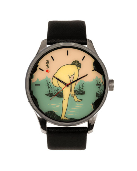 japanese tin art vintage erotic watch
