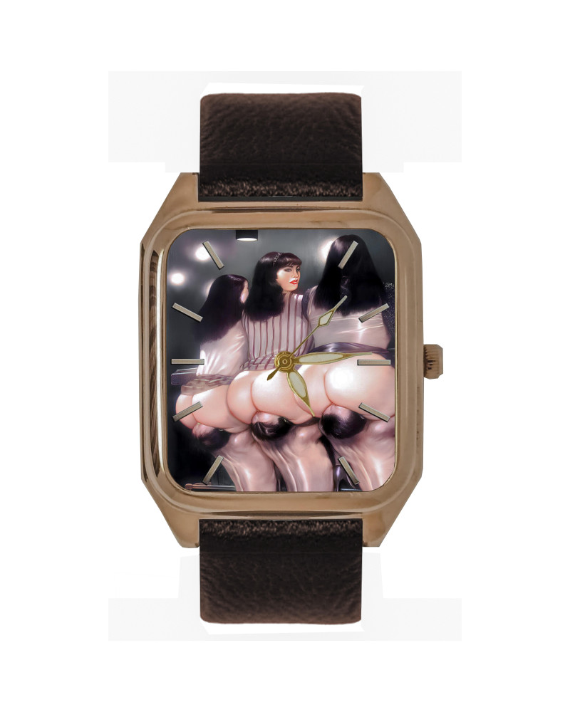 femdom erotic Namio Harukawa Erotic Face-Sitting Smother Japanese Fetish BBW Butt Art Solid Brass Watch femdom erotic Namio Harukawa Erotic Face-Sitting Smother Japanese Fetish BBW Butt Art Solid Brass Watch