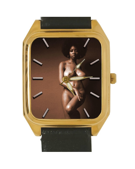AFRO CHOCOLATE WROTIC WATCH