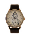 Henri Matisse Short-Haired Nude Erotic Art Solid Brass Collectible Watch